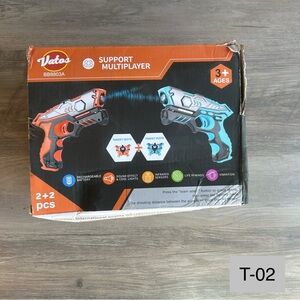 Multiplayer Laser Tag Set - Orange and Blue
